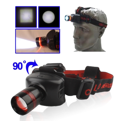 Huipputehokas LED otsalamppu zoomilla, 160 lm (TK17)