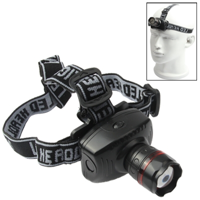 Huipputehokas LED otsalamppu, Zoom-toiminto, 3W