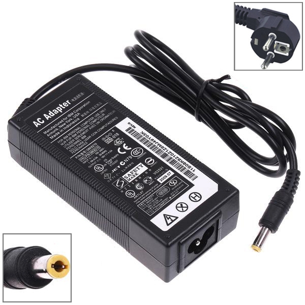 Lenovo yhteensopiva virtalähde / laturi, 65W, 5.5 x 2.5 mm liitin