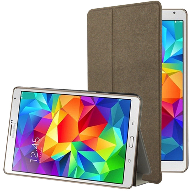 Samsung Galaxy Tab S (SM-T700) 8.4- Mattapintainen nahkakotelo (coffee)