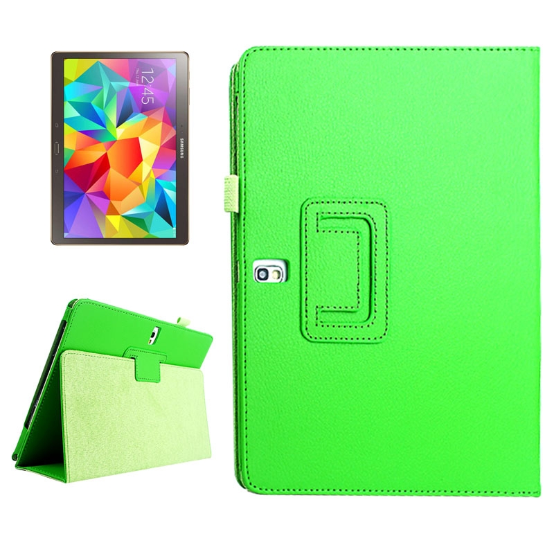 Samsung Galaxy Tab S (SM-T800) 10.5- nahkainen suojakotelo (vihreä)