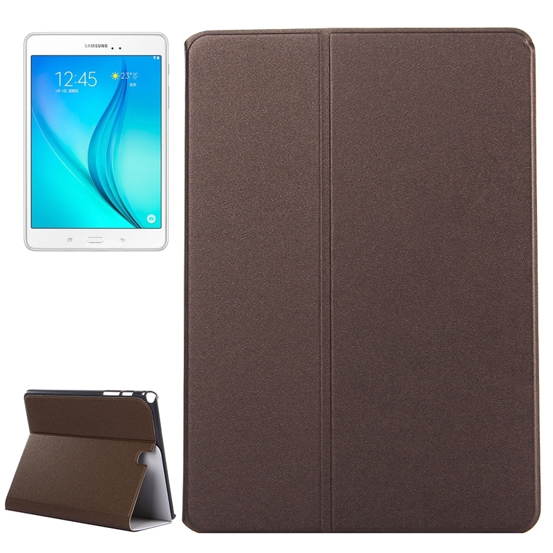 Samsung Galaxy Tab A -Mattapintainen nahkakotelo, Coffee
