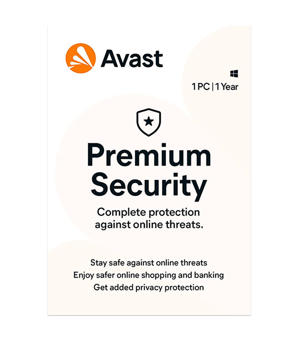 Avast Premium Security yhdelle koneelle - sähköinen lisenssi
