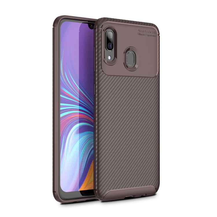 Samsung Galaxy A40 suojakuori (ruskea)