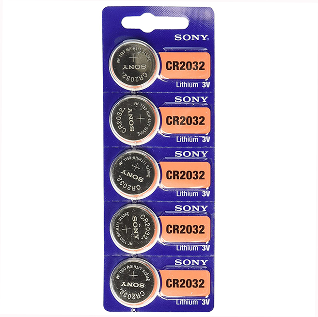 CR2032 nappiparistot, 5 kpl
