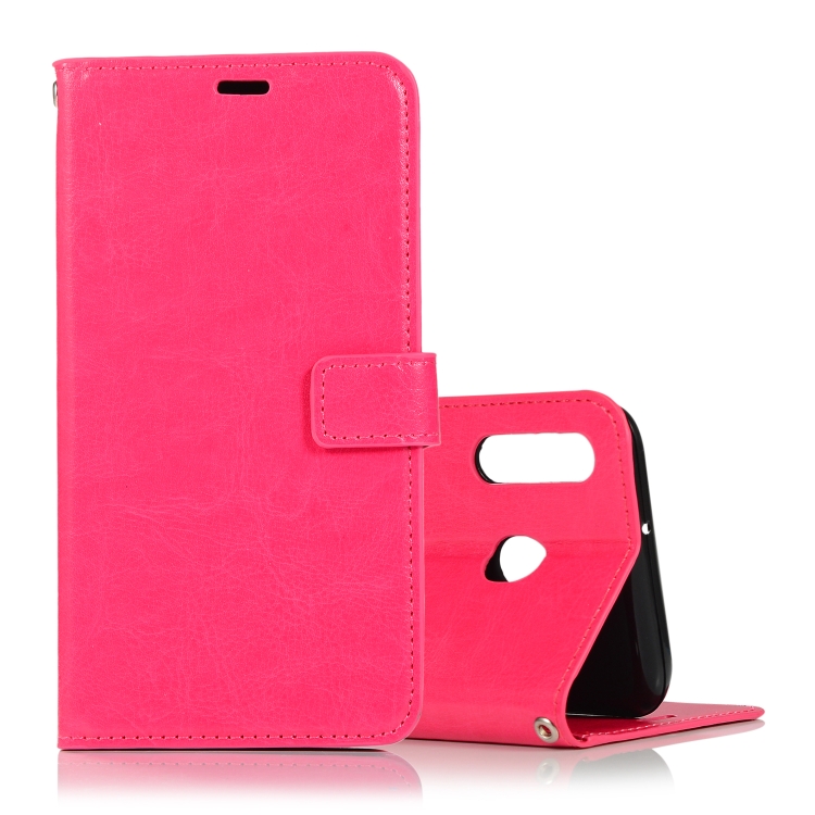 Samsung Galaxy A40 nahkakotelo lompakolla (Magenta)