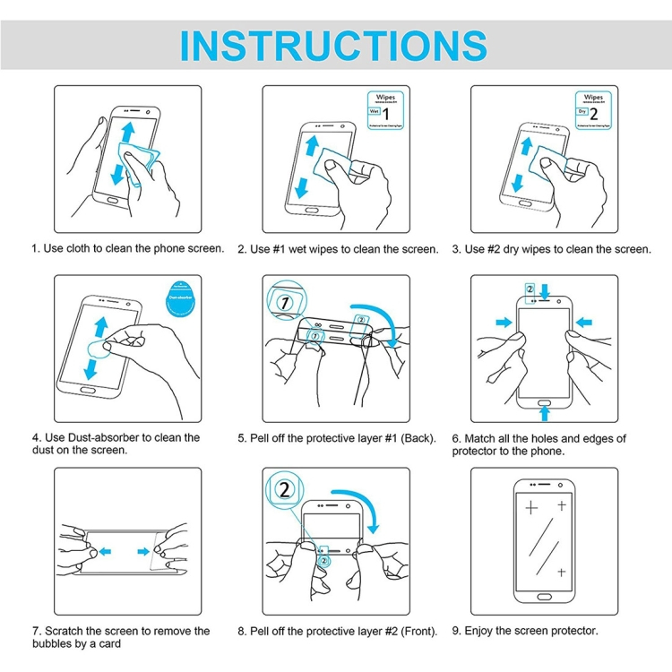 Samsung Galaxy Note9 näytön suojakalvo(2kpl)