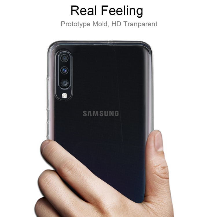 TPU-kotelo Samsung Galaxy A70 (läpinäkyvä)
