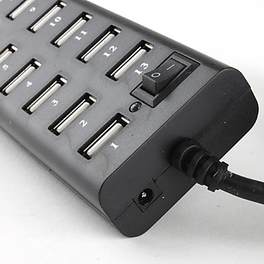 USB 2.0 - hubi 13-porttia