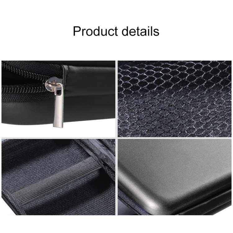 2.5” toiminnollinen säilytyslaatikko (Musta)