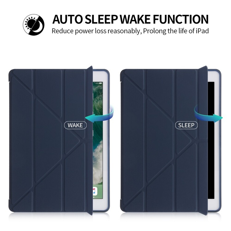 iPad Pro 9.7” vaakatasoon käännettävä nahkakotelo (Kultainen)