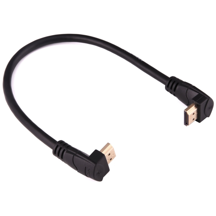 30cm 4K*2K HDMI Uros - Uros-kaapeli Ethernetillä (Musta)