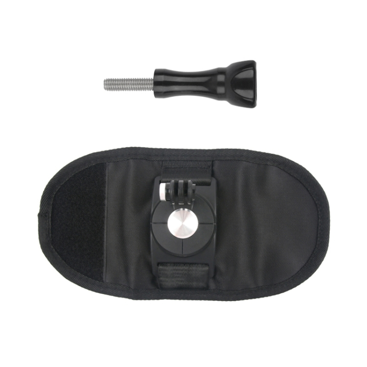 360 astetta kääntyvä repun olkavarteen kiinnitettävä teline kameralle (Musta)