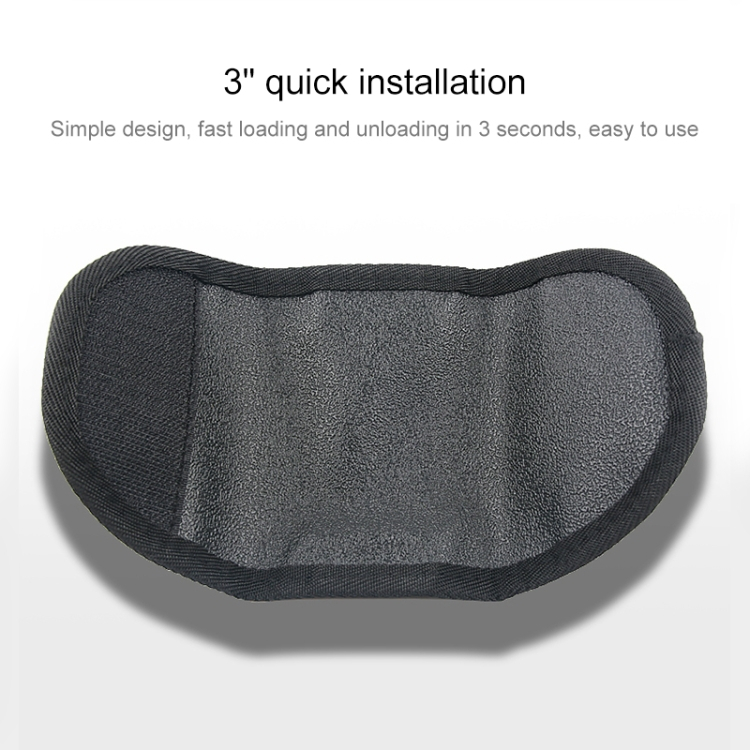 360 astetta kääntyvä repun olkavarteen kiinnitettävä teline kameralle (Musta)