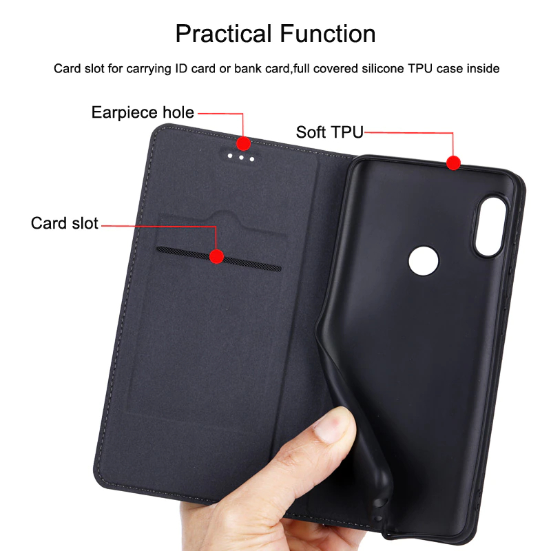 Nokia 5.1 nahkainen suojakotelo (Pinkki)