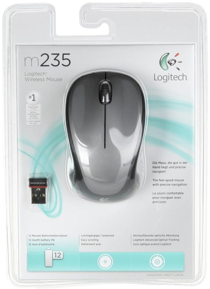 Logitech M235 langaton hiiri (hopea/harma)
