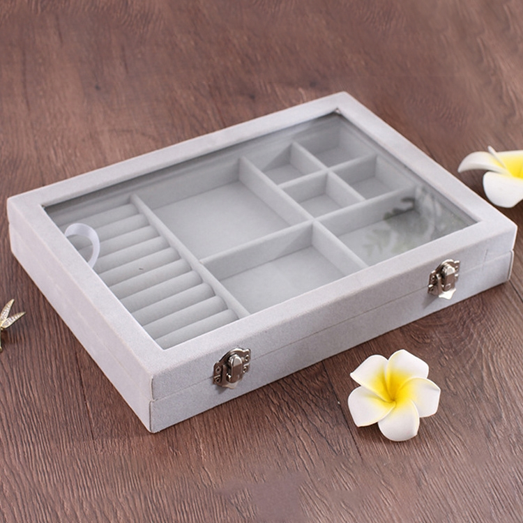 5-in-1 suojaava korujen säilytyslaatikko (Harmaa)