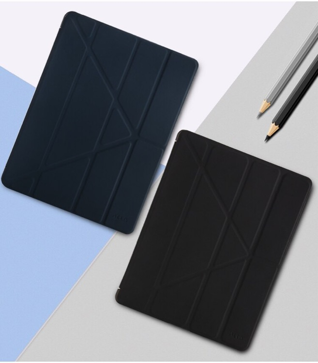 iPad Pro 9.7” vaakatasoon käännettävä nahkakotelo (Kultainen)