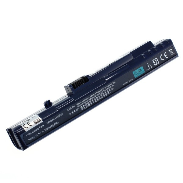 Acer A150, D150, Aspire One sarja yhteensopiva akku 2200 mAh (sininen)