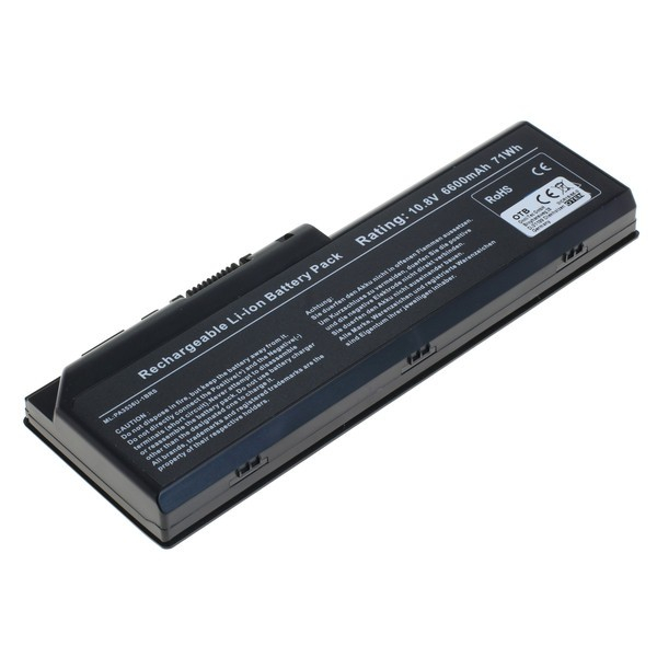 Toshiba Satellite P200, P300 sarjat yhteensopiva akku, 6600 mAh