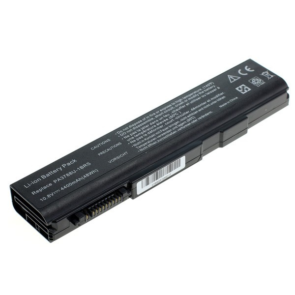 Toshiba Satellite Pro S500, Tecra A11 yhteensopiva akku, 4400 mAh