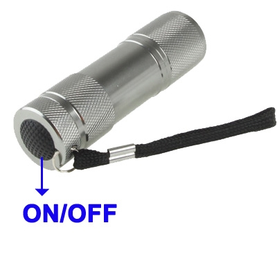 LED-käsivalaisin 9 Lediä (taskulamppu)