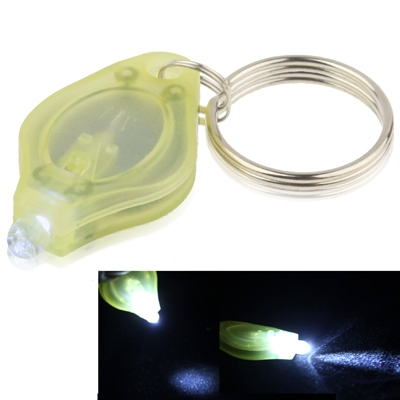 Mini Keychain LED Flashlight(Yellow)