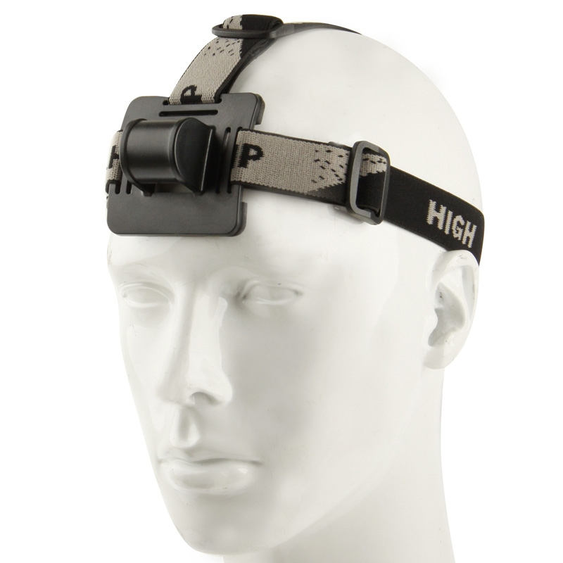 Retractable Head Strap Mount for Headlamp, Head Strap Length: 45cm (Using in S-CA-8102)