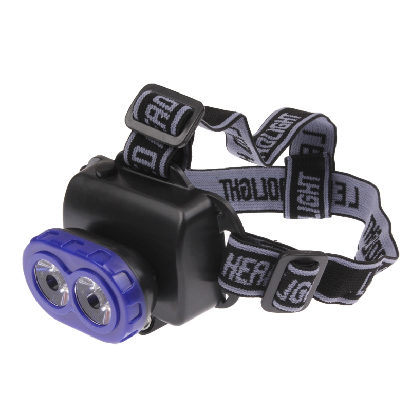 Tehokas 2 LEDin otsalamppu 