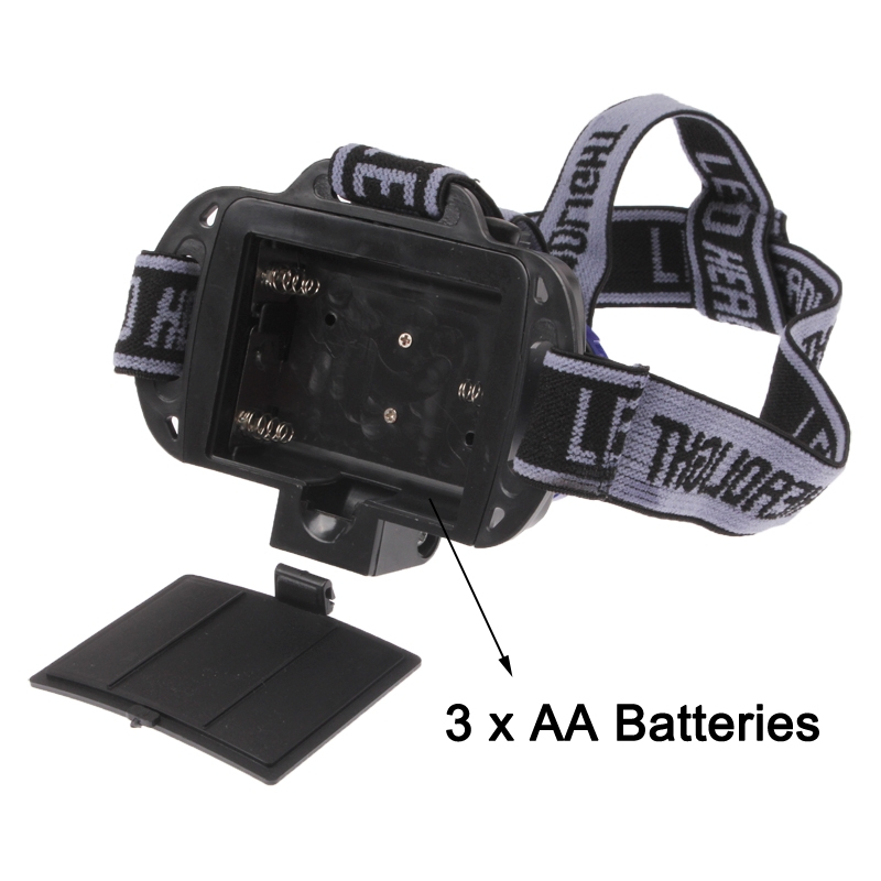 Tehokas 2 LEDin otsalamppu 