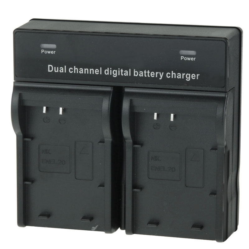 8.4V Dual Channel Digital Battery Charger for Nikon ENEL 20