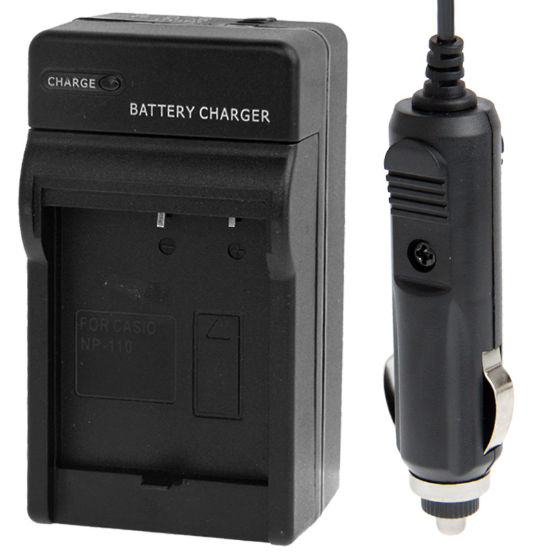 2 in 1 Digital Camera Battery Charger for Casio NP-110 / NP-130