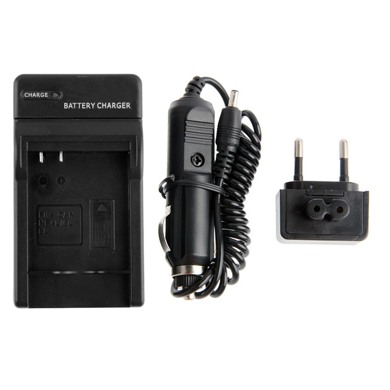 Laturi ja autolaturi Canon NB-4L / NB-6L / NB-8L malleihiin