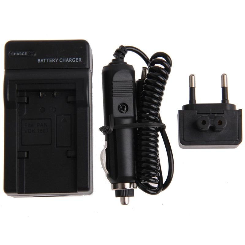 Laturi ja autolaturi Panasonic VBK180 malliin