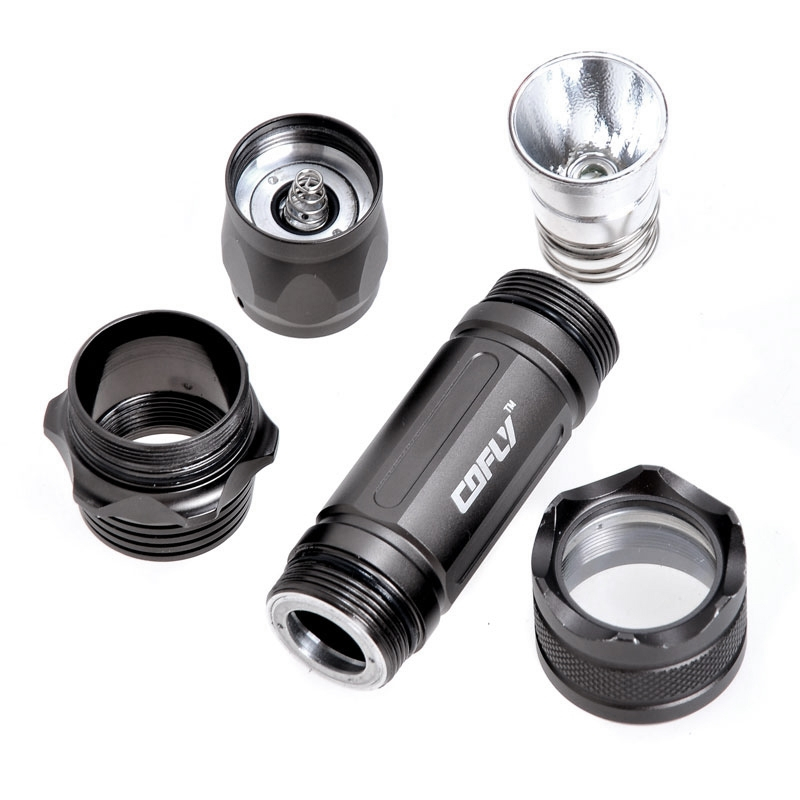 Cree XR-E T6 5-Mode LED taskulamppu, 4000LM