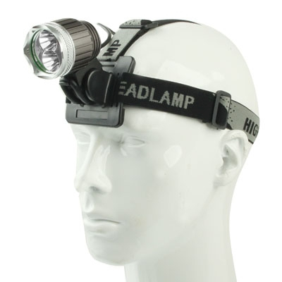 High Power 3 Mode 2x LED Bicycle Light and Headlight, Luminous Flux: 1500lm