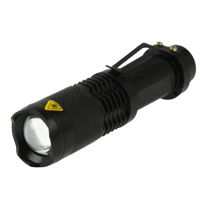 SK98 3 Mode Cree XM-L T6 LED Focus Flashlight, Luminous Flux: 1000lm, Length: 11.5cm