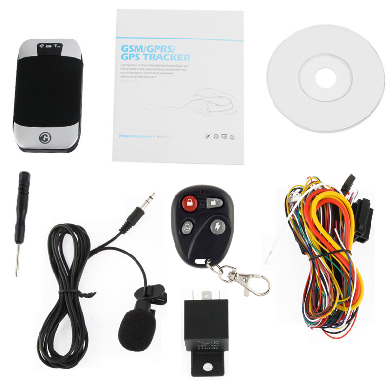 GPS303D GSM / GPRS / GPS Tracker kaukosäädimellä