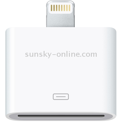 8Pin to 30pin Adapter for iPhone 5 / 5S /5C , iPad mini / mini 2 Retina, iPod touch 5, iPad 4, iPod Nano 7(White)