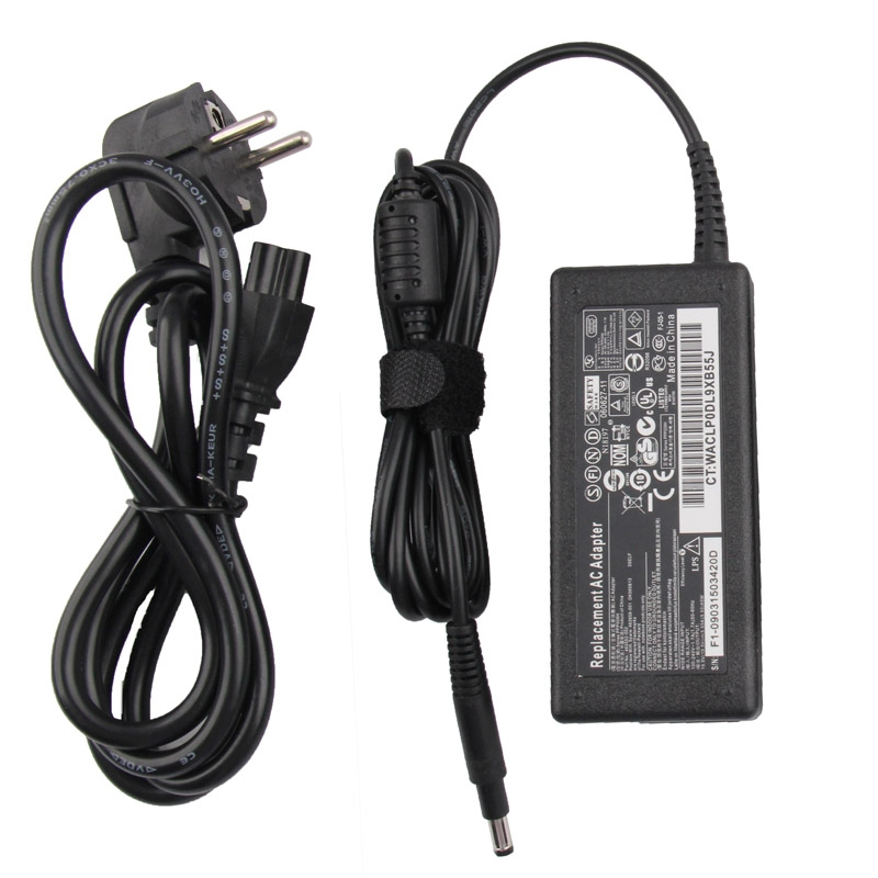 EU Plug AC Adapter 19V 3.33A for HP Envy 4 Notebook, Output Tips: 4.8 mm x 1.7mm