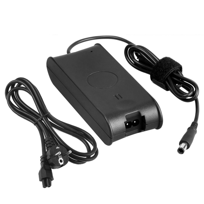 EU Plug AC Adapter 19.5V 4.62A 90W for Dell Notebook, Output Tips: 7.4x5.0mm