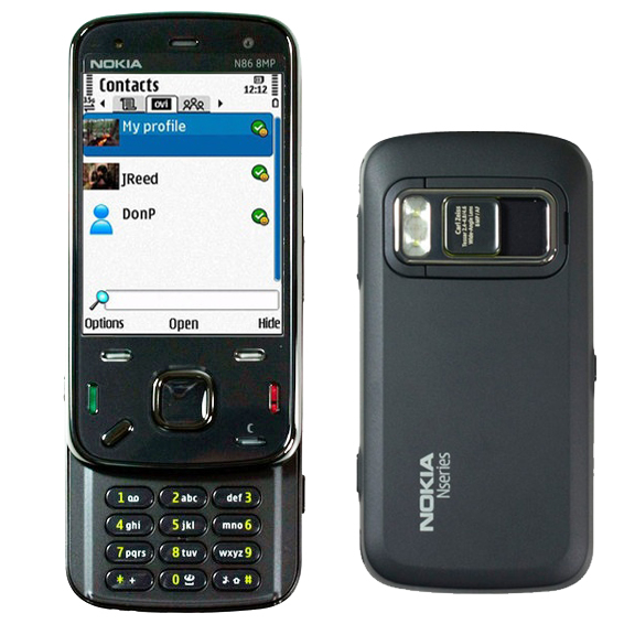 Refurbished Original Nokia N86 Black