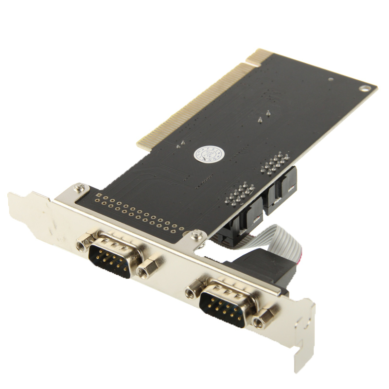 PCI kahden sarjaportin (2x db9 rs-232) PCI-väyläinen kortti