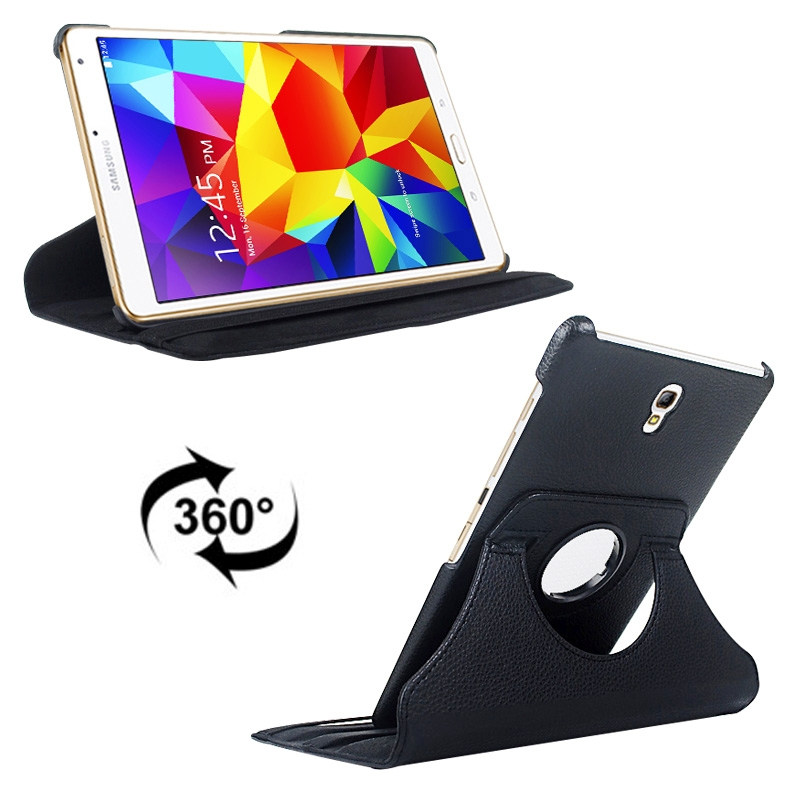 Samsung Galaxy Tab S (SM-T700) 8.4- 360 astetta kääntyvä suojakotelo (musta)
