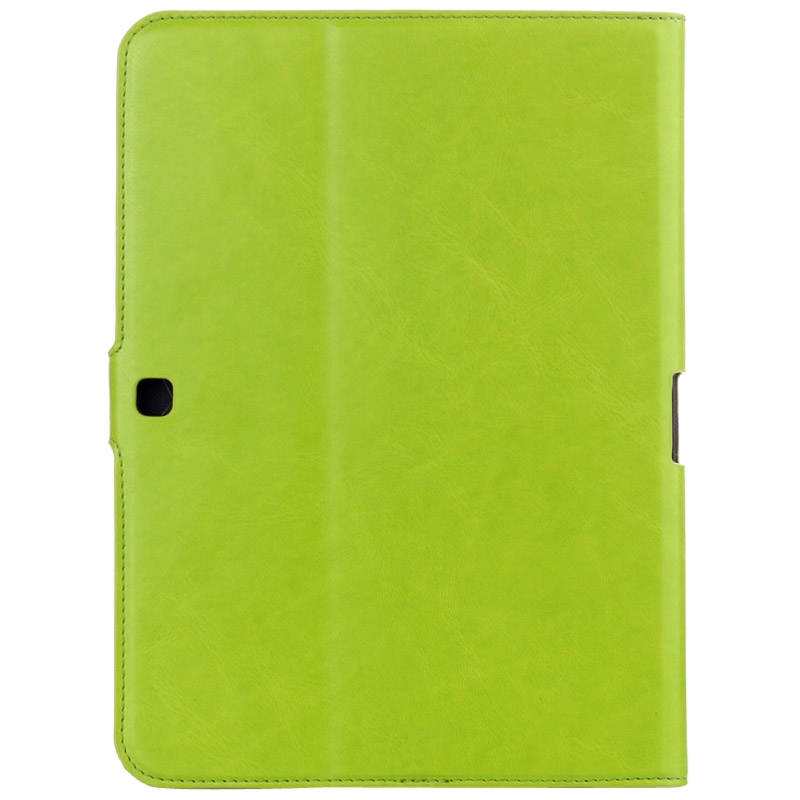 Samsung Galaxy Tab 4 10.1 SM-T530 keinonahkainen Flip-suojakotelo - vihreä