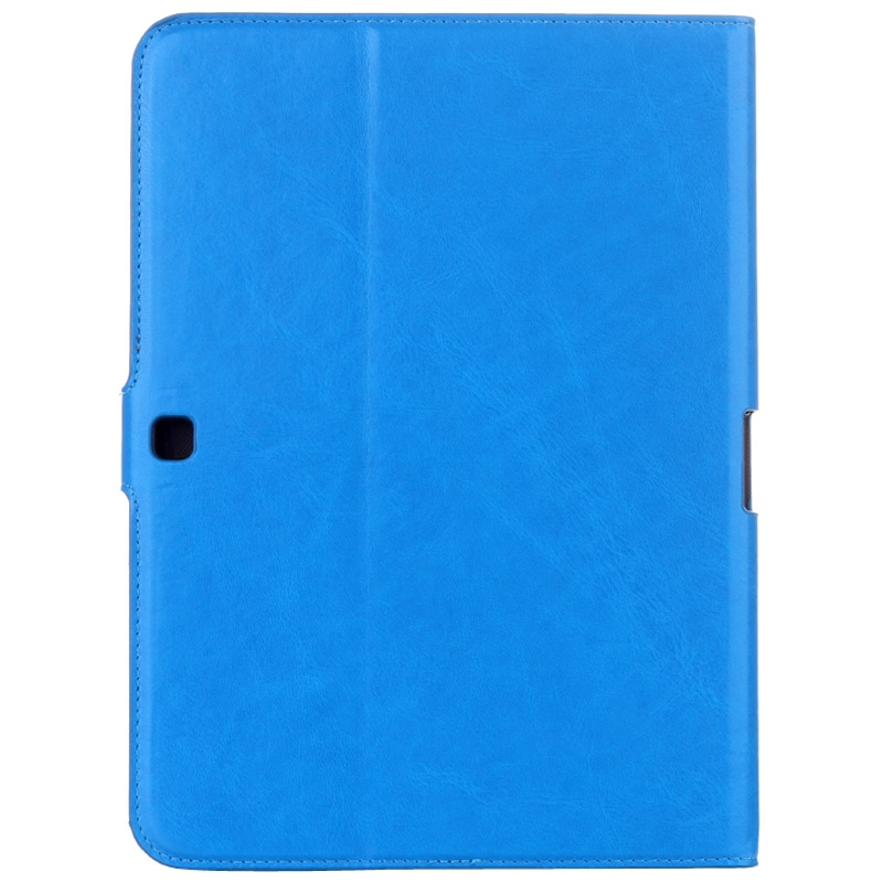 Samsung Galaxy Tab 4 (SM-T530) 10.1- Flip nahkainen suojakotelo luottokorttipaikalla (Sininen)