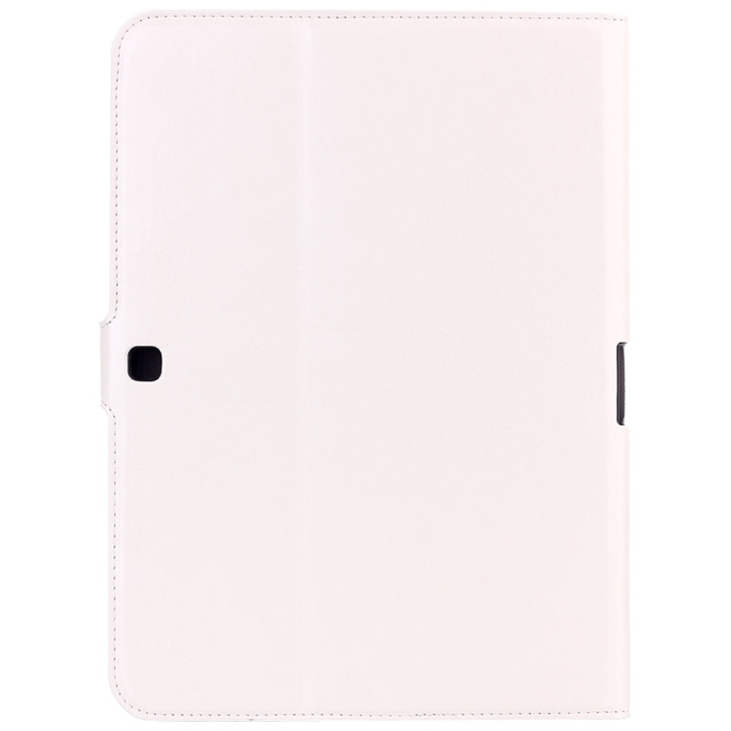 Samsung Galaxy Tab 4 (SM-T530) 10.1- Flip nahkainen suojakotelo luottokorttipaikalla (Valkoinen)