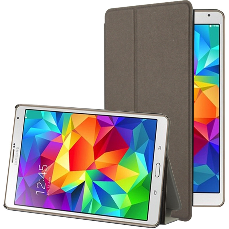 Samsung Galaxy Tab S (SM-T700) 8.4- Mattapintainen nahkakotelo (ruskea)