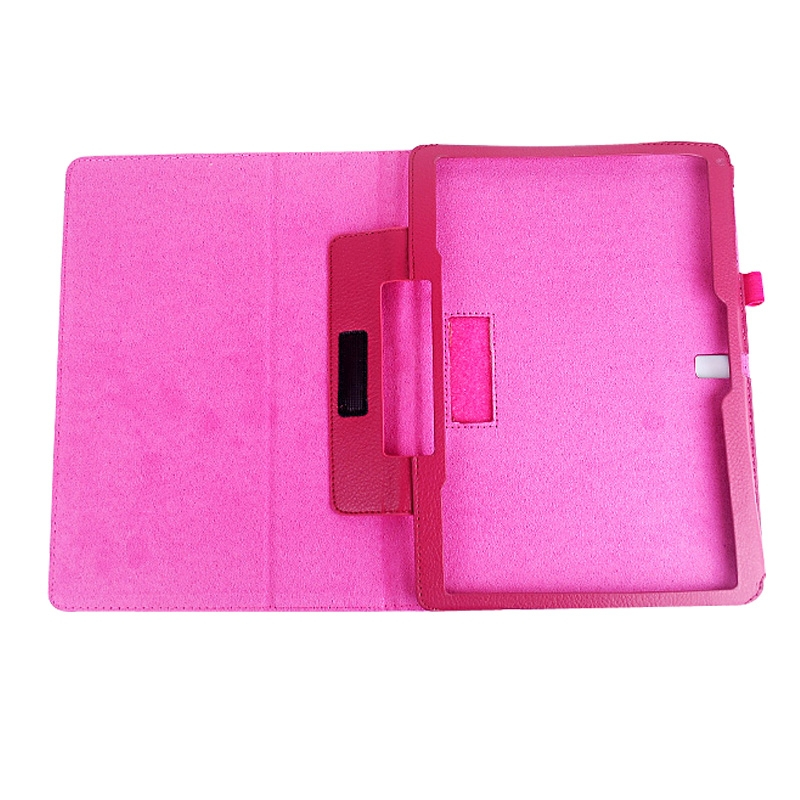 Samsung Galaxy Tab S (SM-T800) 10.5- nahkainen suojakotelo (Magenta)