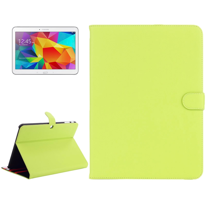Horizontal Flip Leather Case with Holder for Samsung Galaxy Tab 4 10.1 / SM-T530 (Green)